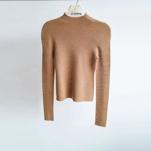 Zopfmuster-Pullover mit Rundhalsausschnitt für Damen