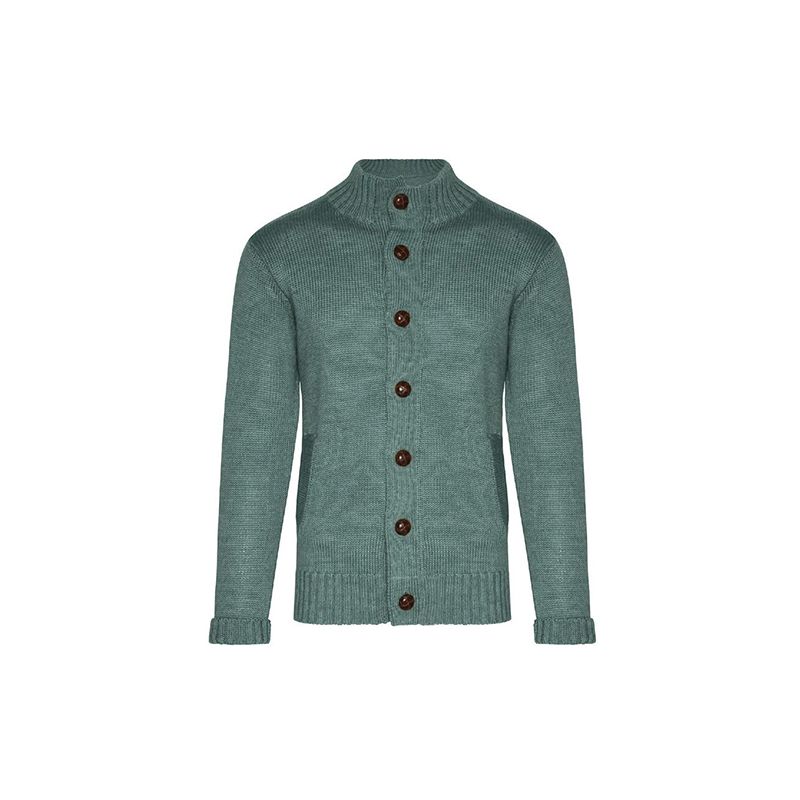 Zopfstrick-Cardigan mit zwei Taschen