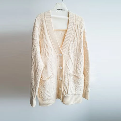 Strickjacke aus Kamelwolle