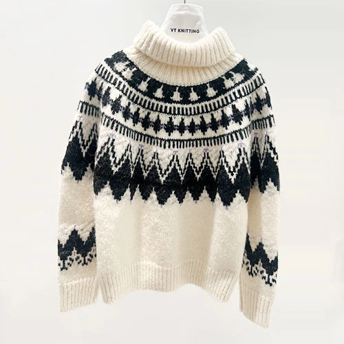 Fair-Isle-Pullover für Damen