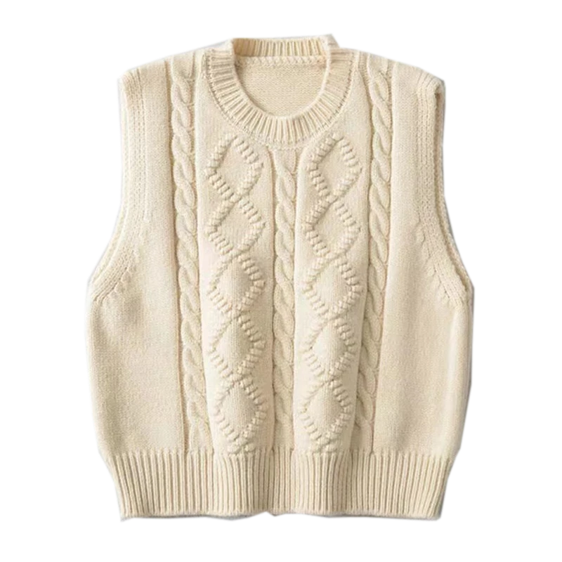 Designer-Strickpullover mit V-Ausschnitt und Streifen für Damen