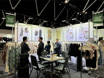 Die Expo für Bekleidungstextilien und Accessoires beginnt mit der Begrüßung d...