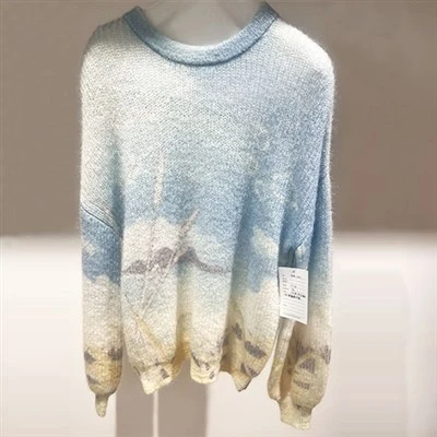 Designer-Pullover mit Rundhalsausschnitt