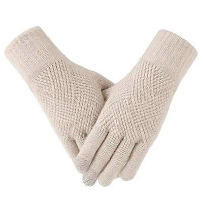 Gestrickte Fäustlinge