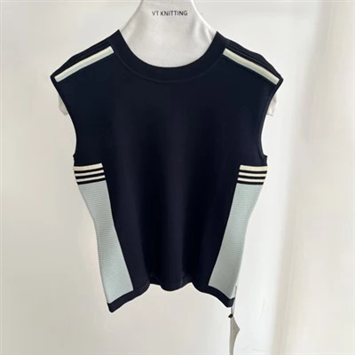 Damen -Designer schwarze Tops