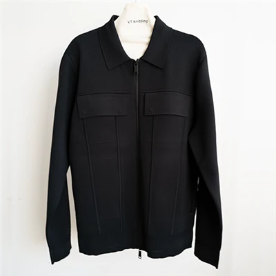 Steppjacke für Herren mit Strickärmeln