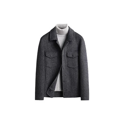 Jacke aus Merinowolle mit durchgehendem Reißverschluss