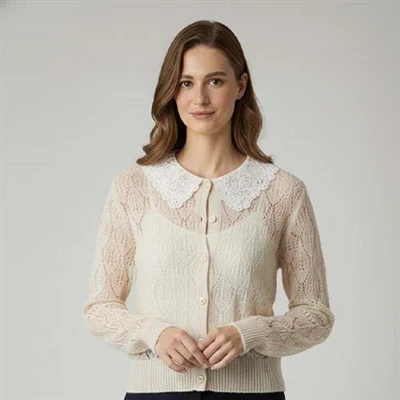 Rollkragenpullover aus Merinowolle für Damen