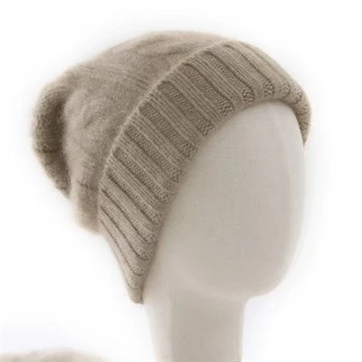 Weiche Wollmütze für den Winter