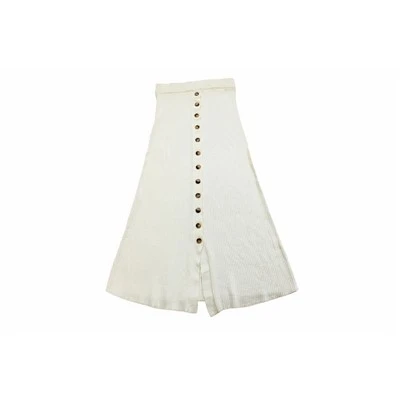 Weiße Strickshorts für Damen