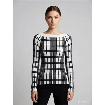 Grundlegende Wollstrickkleidung für Damen