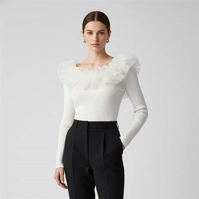 Wollstrickpullover für Damen