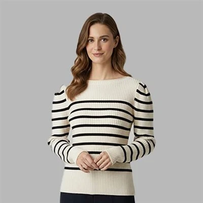 Wollpullover mit Rundhalsausschnitt