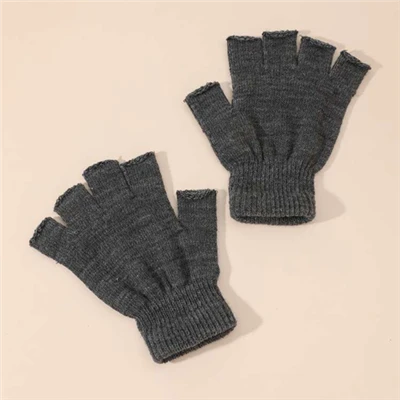 Halbfingerhandschuhe aus Wolle