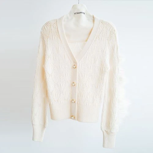 Wollpullover mit Zopfmuster für Damen